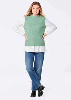 Joustinneuleliivi, jossa pystykaulus thumbnail 3