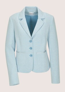 Jersey blazer with a honeycomb pattern thumbnail 7