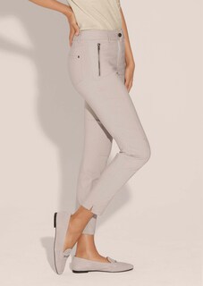 Skinny fit trousers with zip pockets thumbnail 5