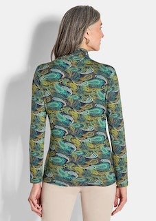 Jersey-Shirt mit Paisley-Muster thumbnail 3