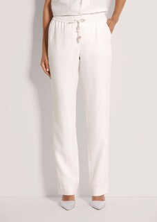 Pantalon en lin avec passant tunnel thumbnail 2