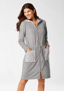 Terry coat with hood thumbnail 2