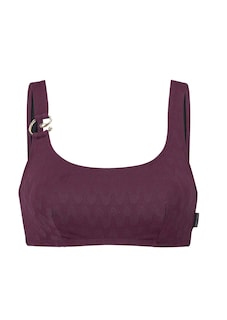 Bikini-Oberteil mit Jacquard-Muster thumbnail 4