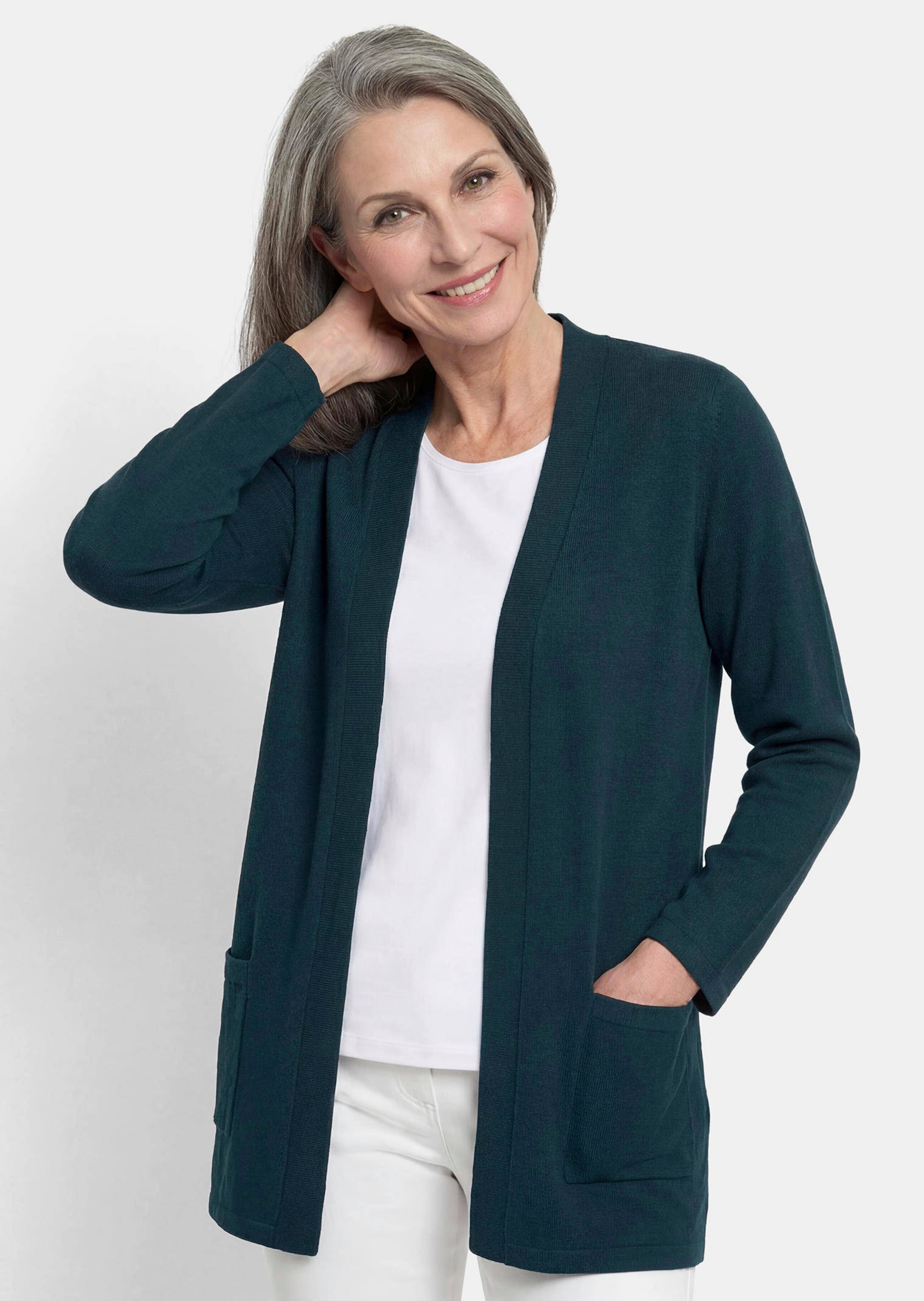 Cardigan van COTTAMIRA zonder sluiting