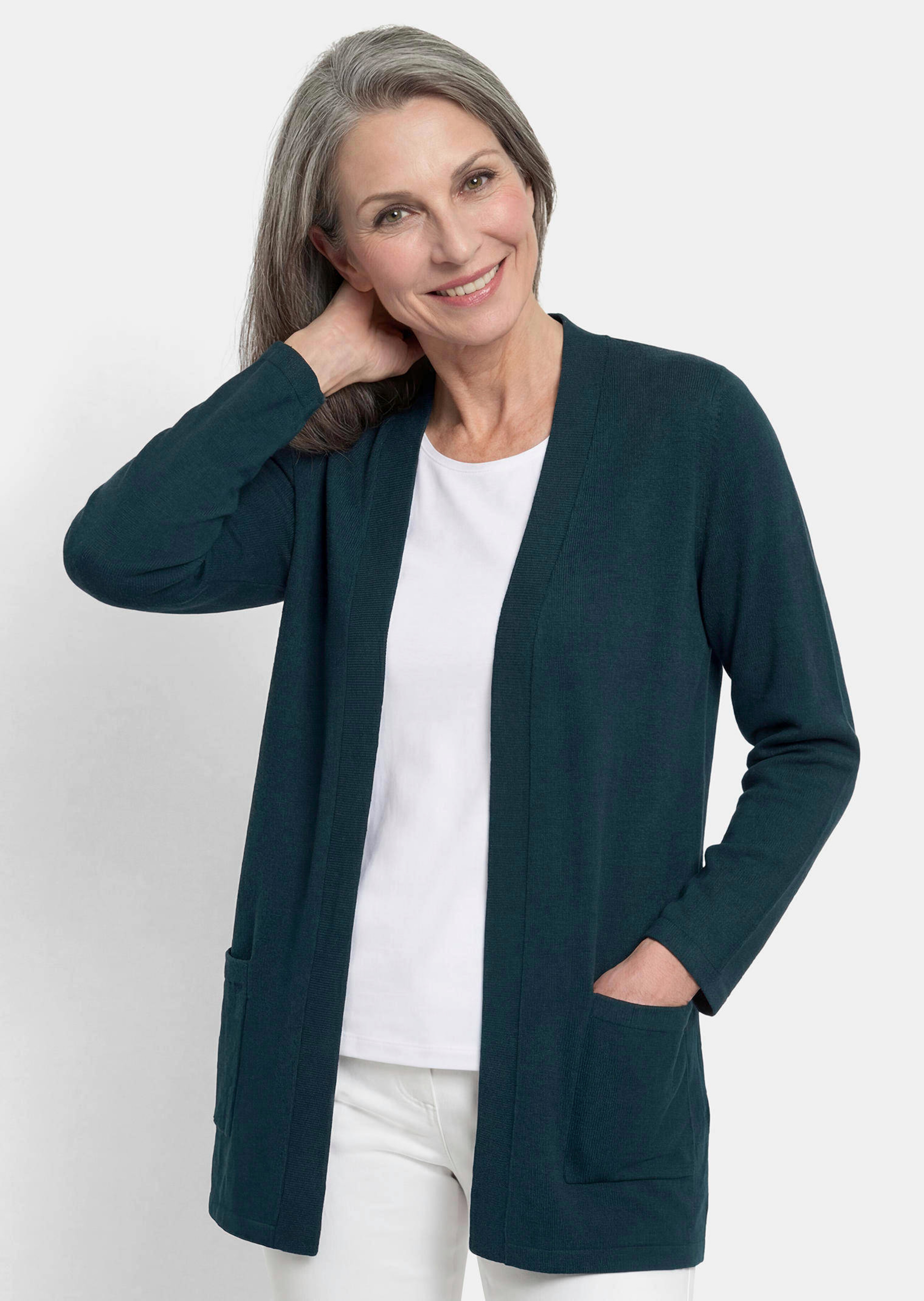 Verschlussloser Cardigan aus COTTAMIRA