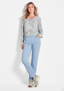 Pantalon en coton satiné LOUISA thumbnail 2