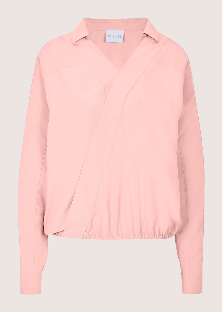 Bluse im Wickel-Look