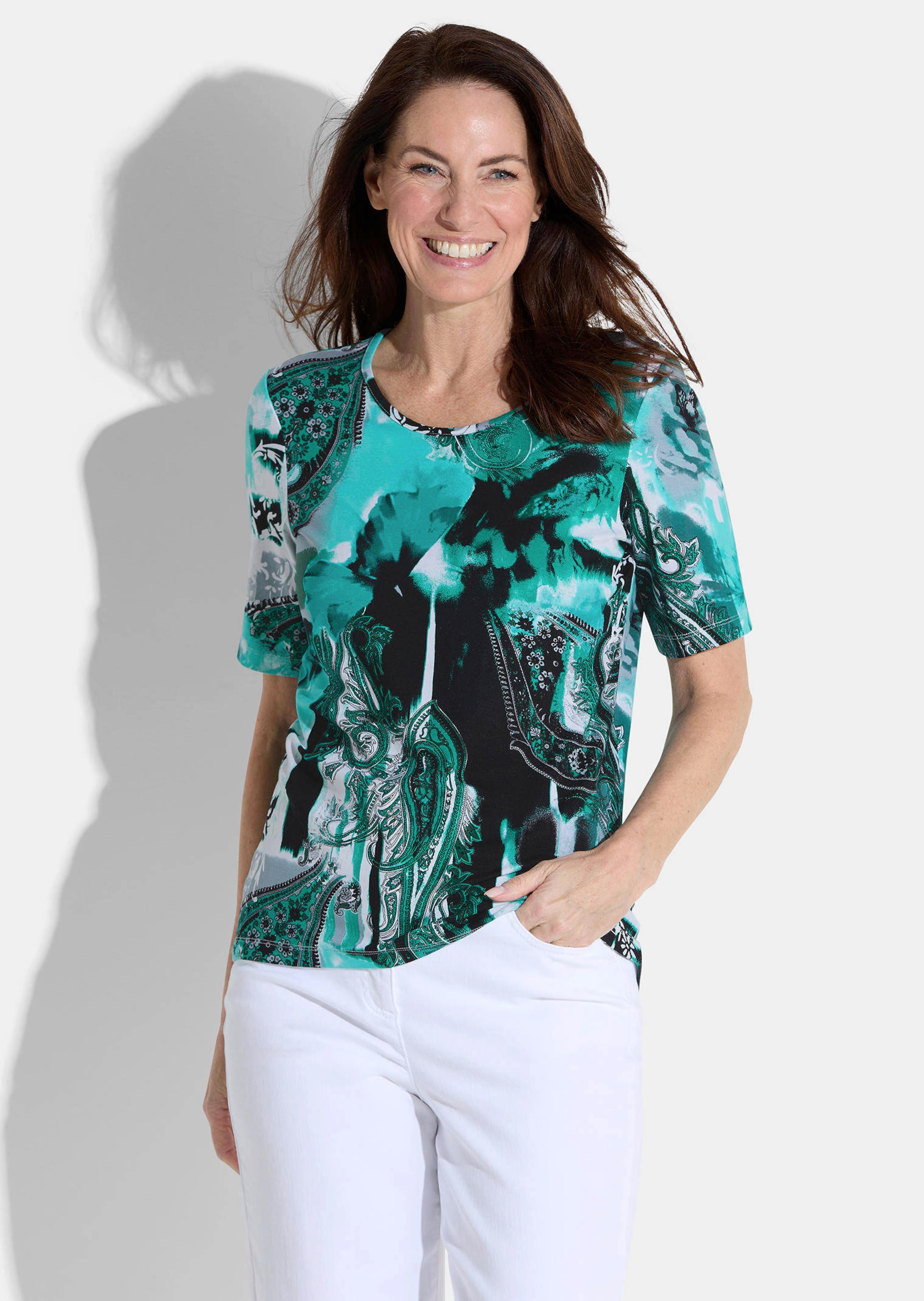 Shirt mit abstraktem Paisley-Muster