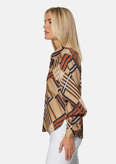 Bluse mit platziertem Druck  thumbnail 5