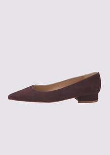 Spitze Ballerinas aus Veloursleder thumbnail 6