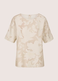 Bluse mit floralem Print und Crash-Struktur thumbnail 7