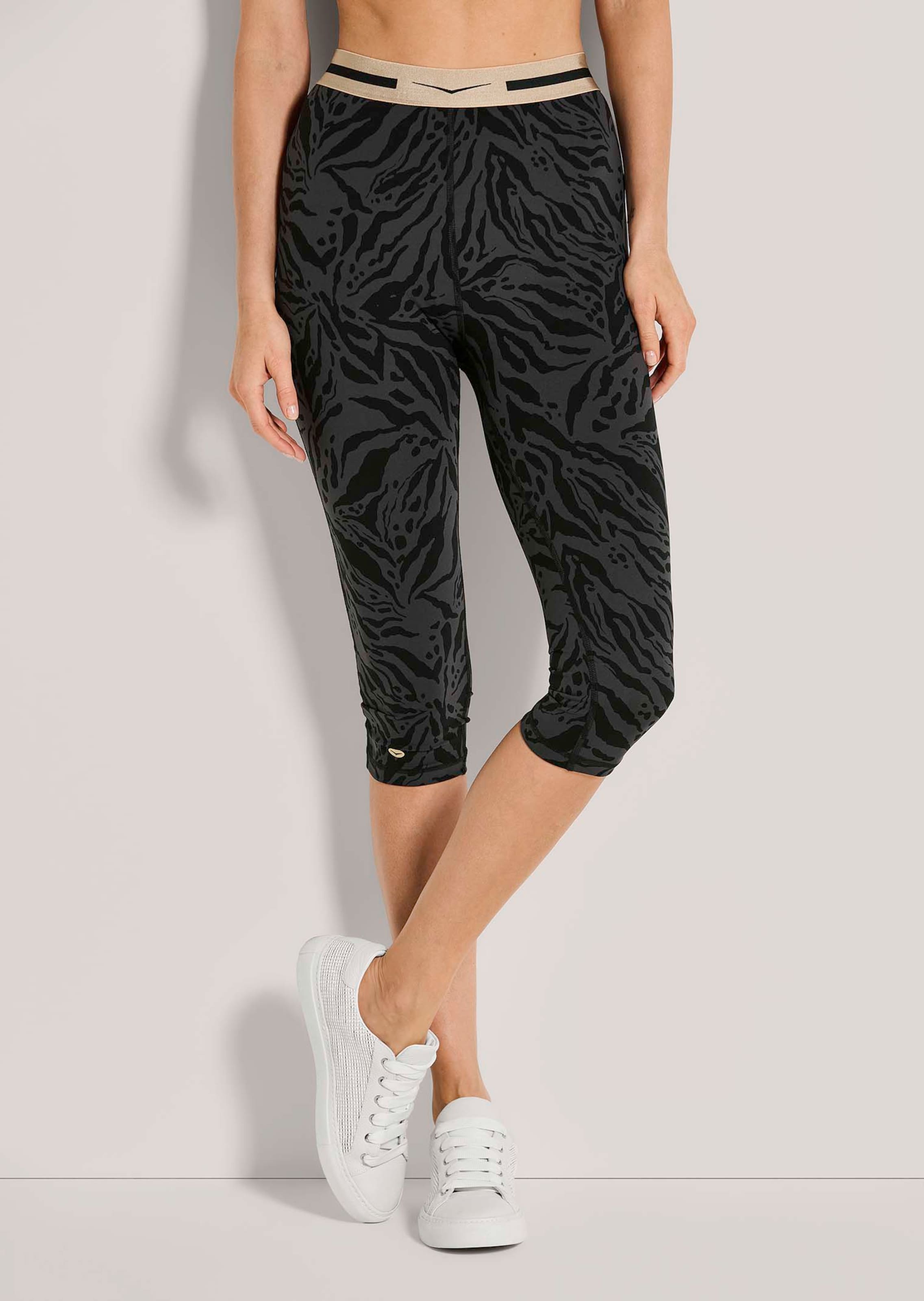 Capri-Tights mit modischem Allover-Print