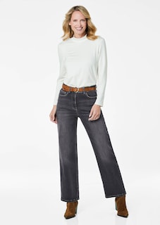 Wijde jeans VERA van stretch-denim thumbnail 2
