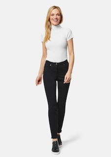 Jeans mit feinem Fransensaum thumbnail 3