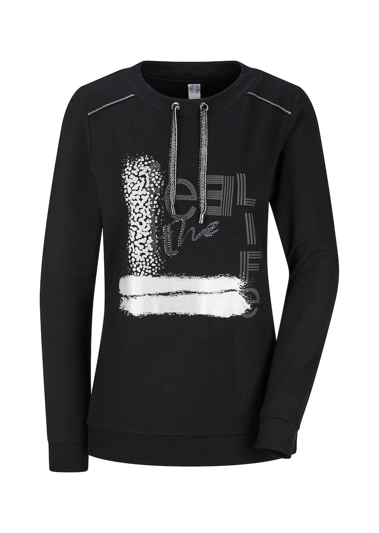 Sweat-shirt avec imprimé tendance