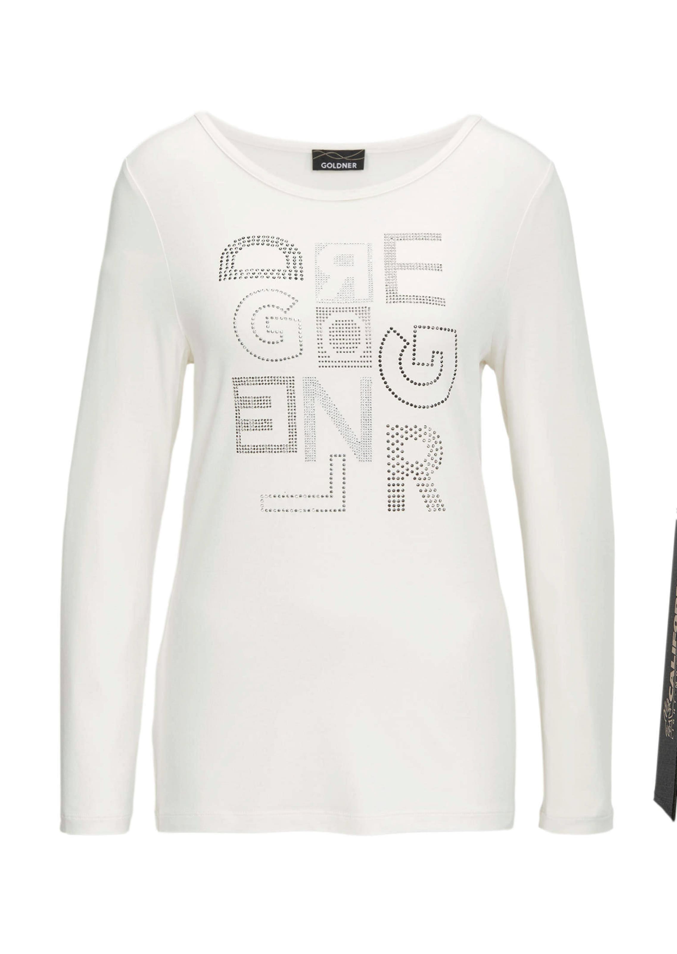 Confortable T-shirt avec pierres scintillantes