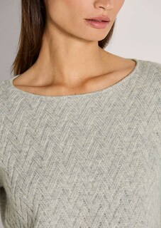 Rundhals-Pullover mit Jacquard-Muster thumbnail 6