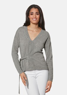 V-Pullover mit Bindeband thumbnail 2
