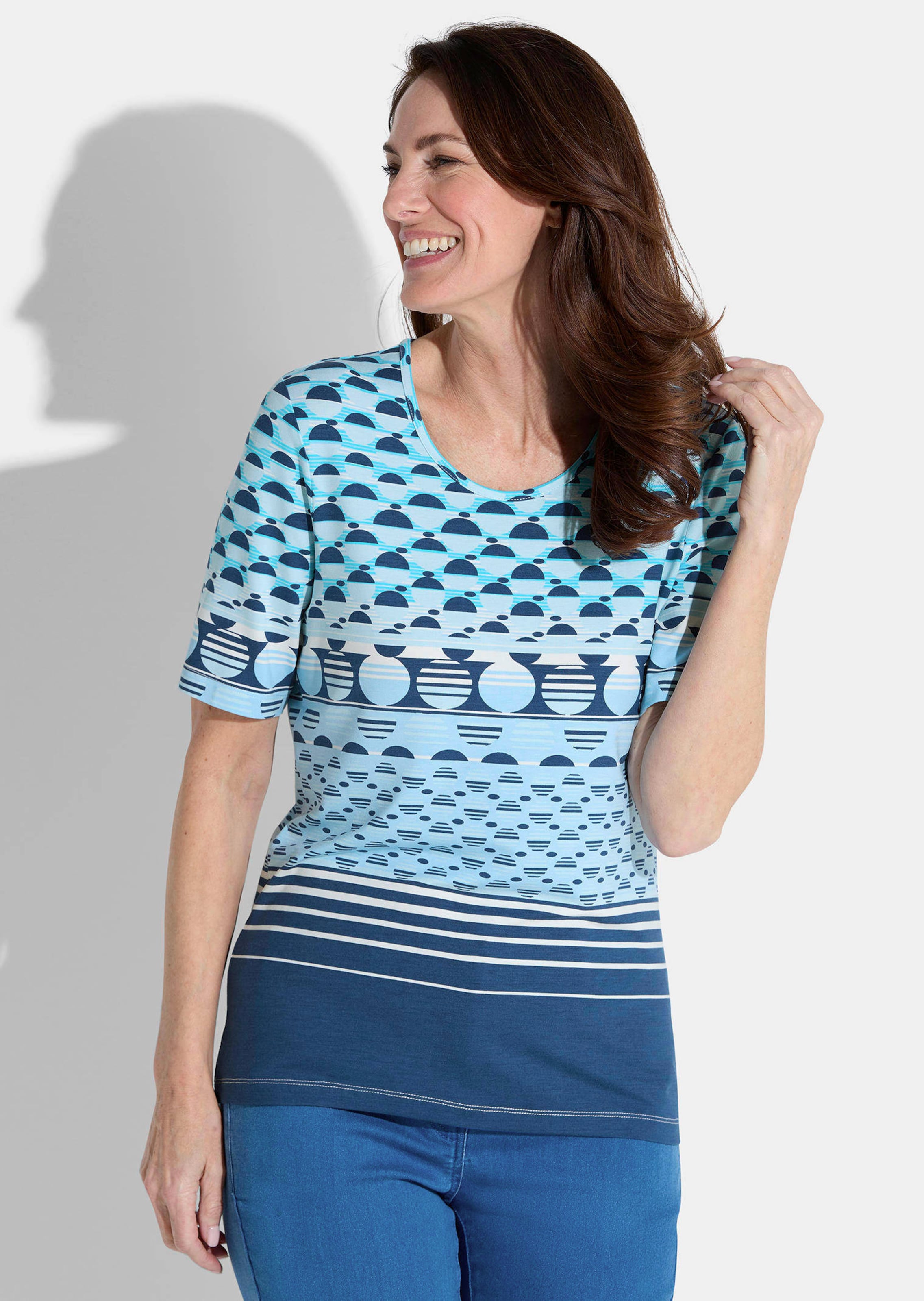 Shirt met grafische all-over print