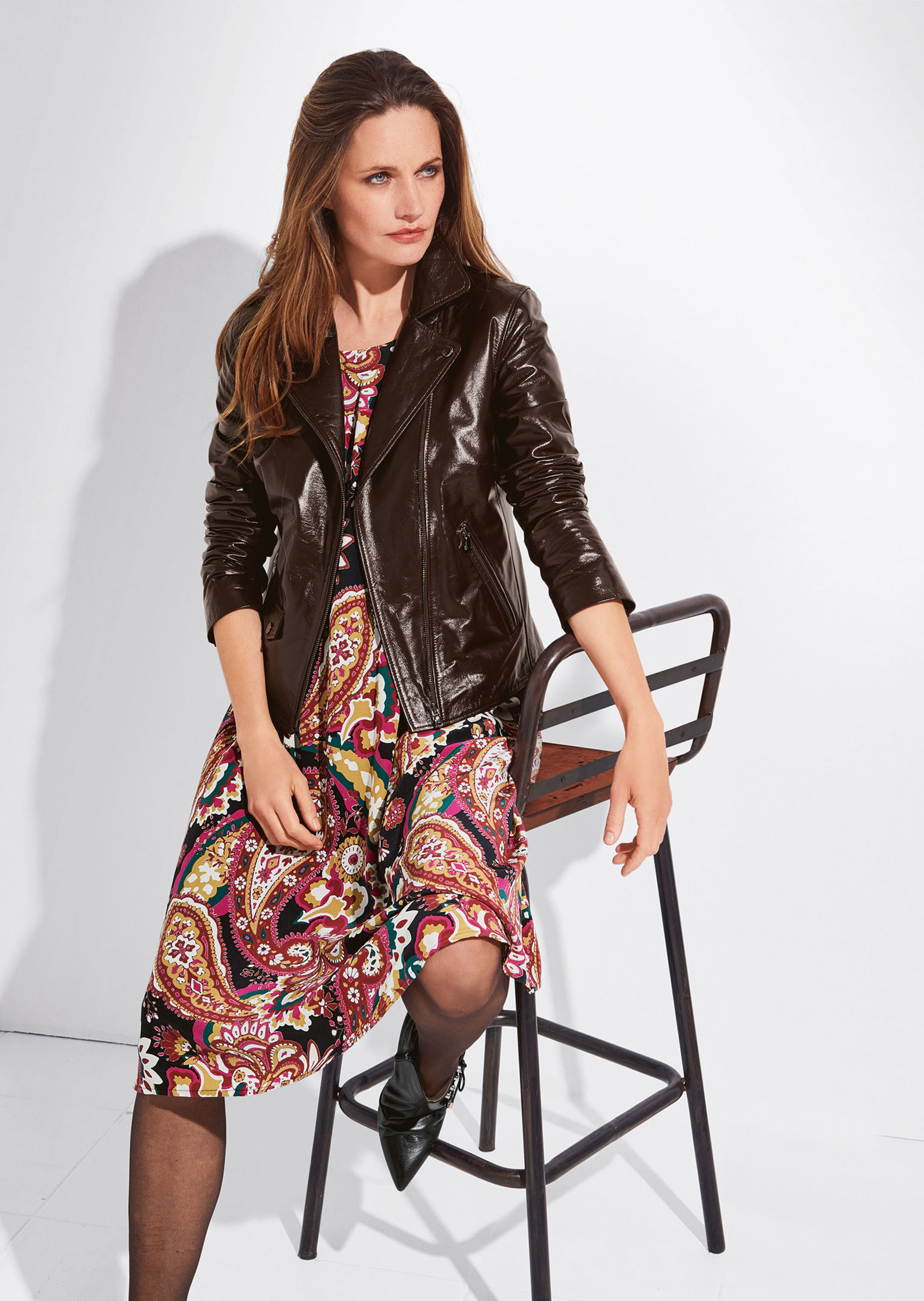 Veste. Cuir nappa d'agneau