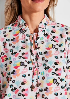 Blouse intemporelle avec imprimé haut en couleur thumbnail 5
