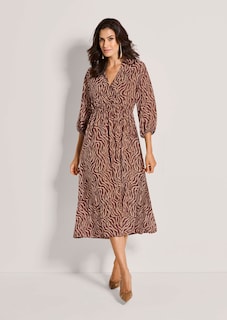 Robe effet portefeuille à imprimé zèbre thumbnail 2