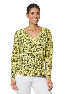 Oversized jumper with abstract leopard print thumbnail 2