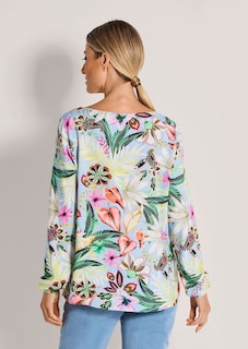 Blouse agrémentée d’un motif de grosses fleurs thumbnail 3