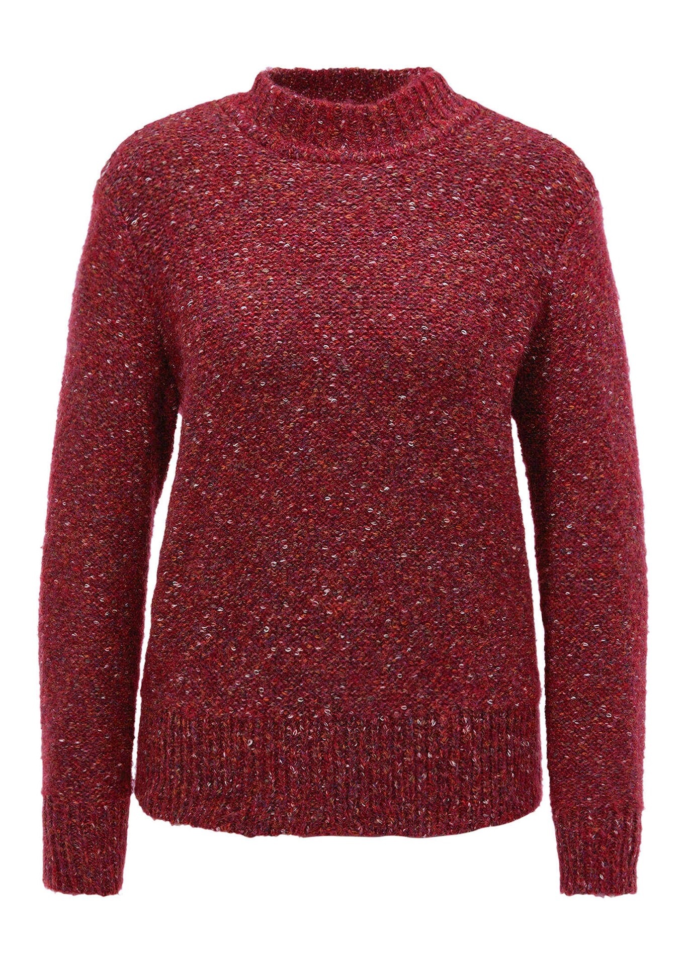 Tricot pullover in bouclé-look