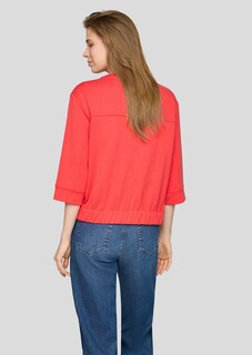 Verkürzte Jerseyjacke mit Glitzerdetail thumbnail 3