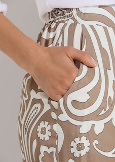 Weite Hose mit Unikat-Print thumbnail 6