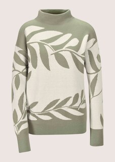 Jacquard-Pullover mit floralem Muster thumbnail 7