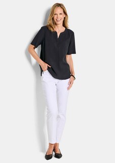 Onderhoudsarme blouse van seersucker thumbnail 2