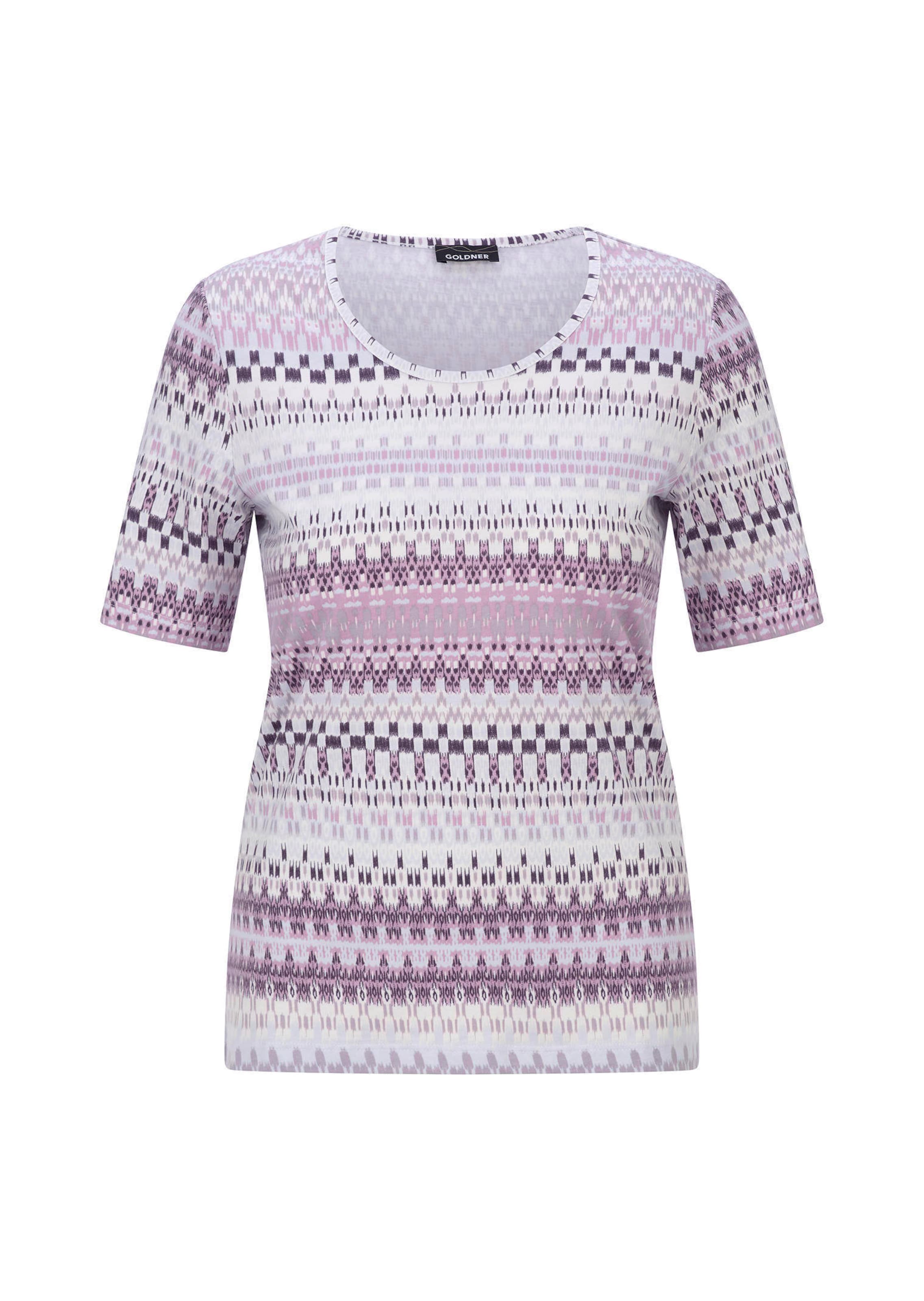 Jersey shirt met geometrische all-over print