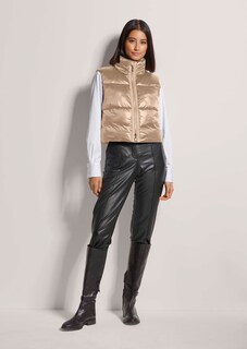 Gilet matelassé court style métallisé thumbnail 3