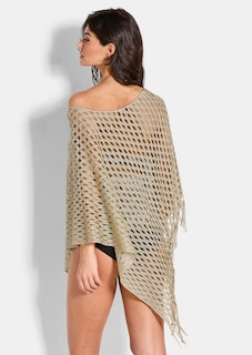 Poncho aspect crocheté thumbnail 3