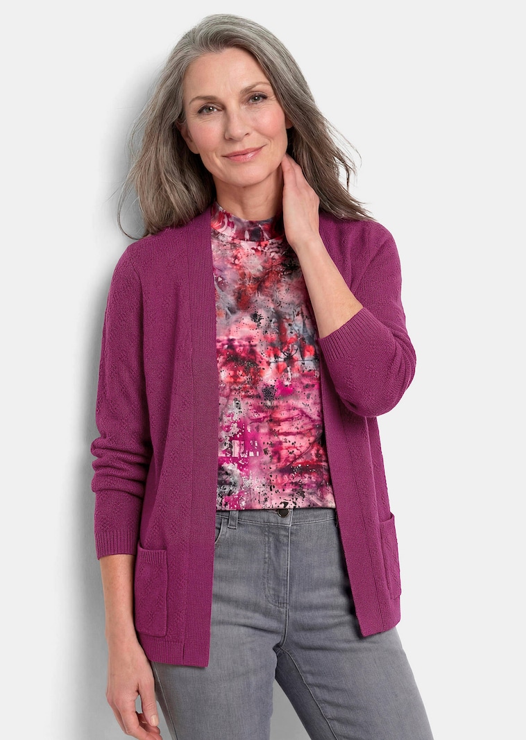 Cardigan aus reiner Baumwolle