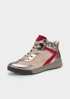 Trendige Stiefelette mit Leomuster thumbnail 1