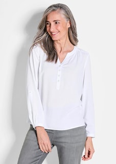 Blouse van pure viscose thumbnail 1