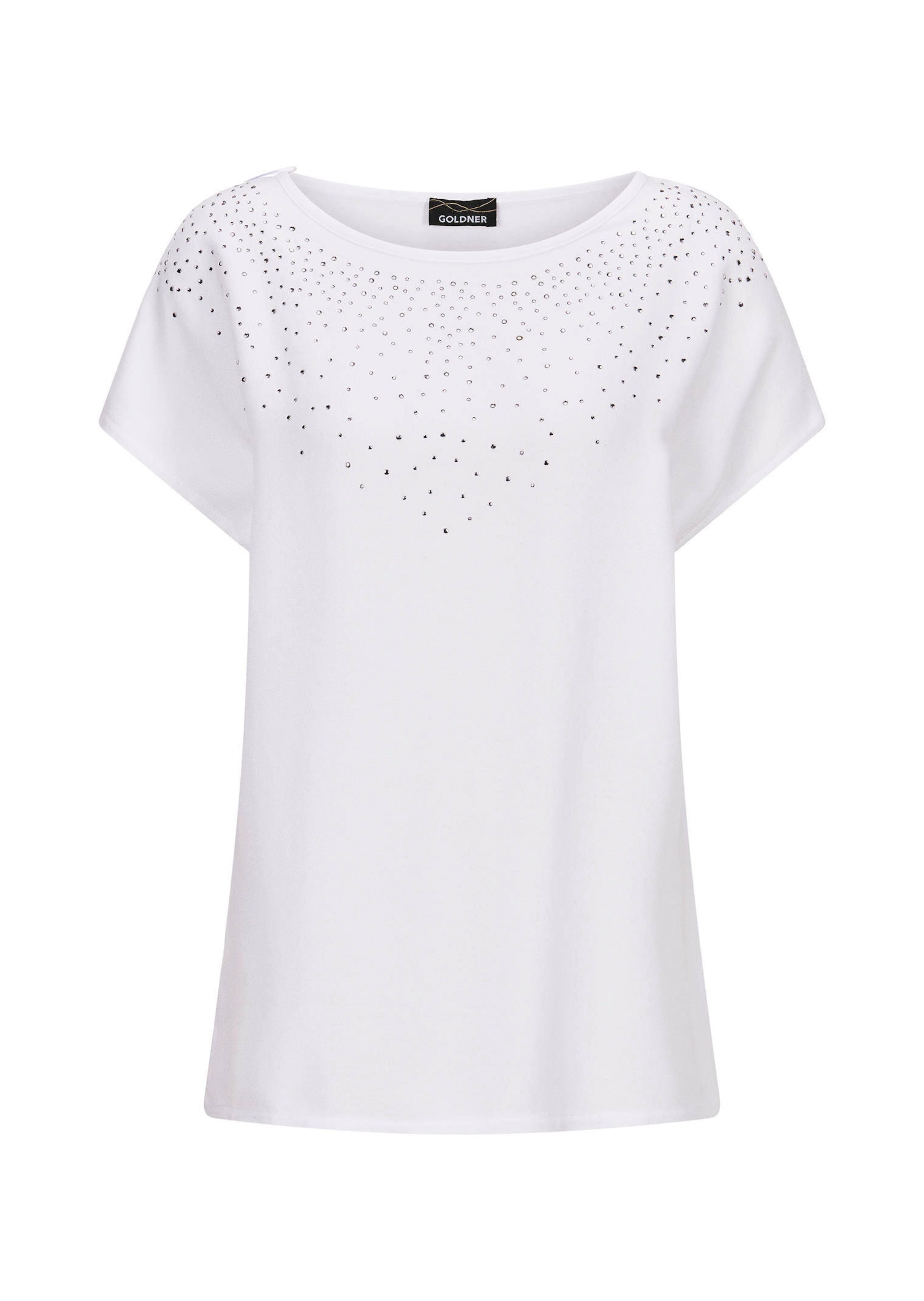 Blouse met glittersteentjes