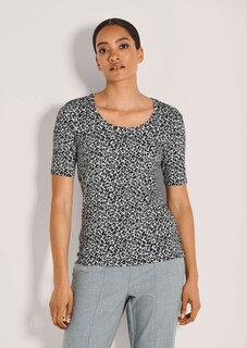 Shirt met dierenprint en ronde hals thumbnail 2