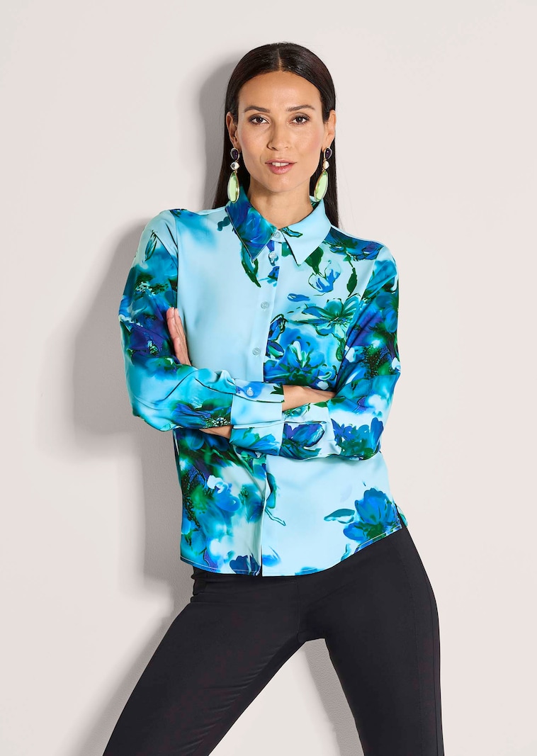 Blouse à imprimé fleuri