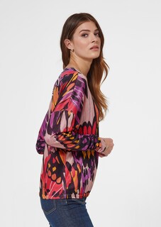 Kimono-Pullover mit Unikat-Print thumbnail 5