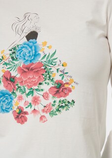 Shirt mit Druckmotiv und Dekosteinchen thumbnail 6