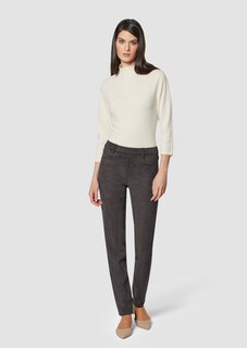 Schlanke Jeggings mit Taschen und Nieten thumbnail 2