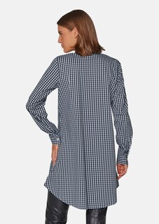 Ausgestelltes Longhemd mit Vichy-Karo thumbnail 4