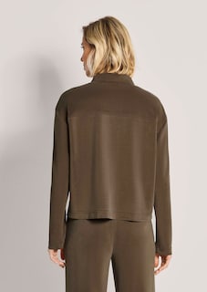 Oversize Hemdbluse mit aufgesetzten Taschen thumbnail 4