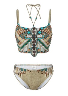 Bandeau-Bikini mit Neckholder thumbnail 4