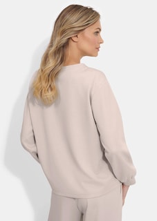Sweatshirt with fashionable embossed print thumbnail 2