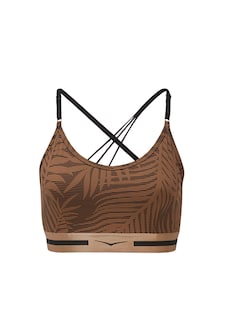 Sports bustier with leaf print thumbnail 4
